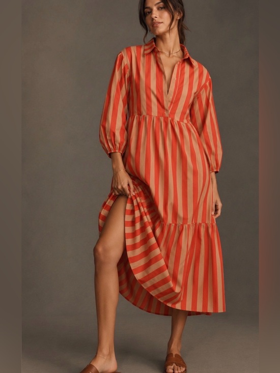 Anthropologie Dresses & Skirts - Anthropologie bettina dress striped midi